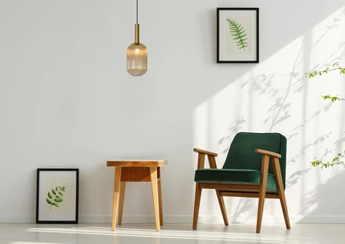 Lucide MALOTO - Pendant light - Ø 20 cm - 1xE27 - Amber - atmosphere 2